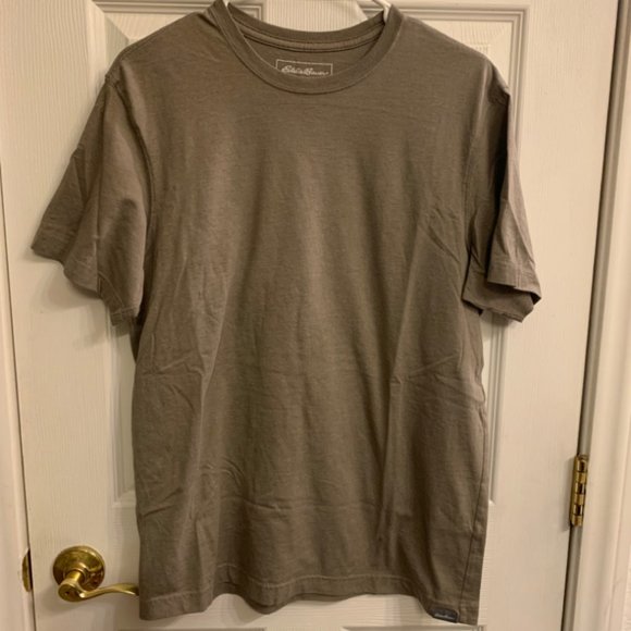 Eddie Bauer Grey T Shirt Mens Size Medium - Picture 1 of 4